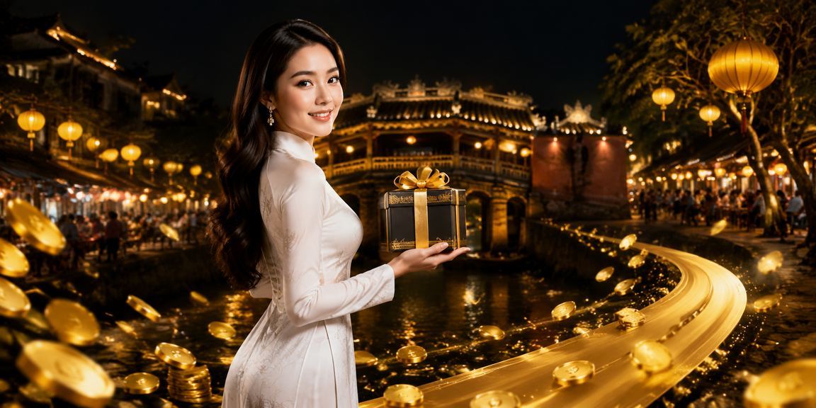 Người chơi Baccarat trong trang phục áo dài tại Hội An
